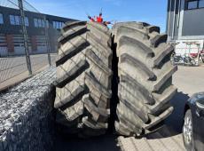 2 Pneus arrière adaptés à John DEERE 6R 195 Tracteur 6.8, 193 PS
